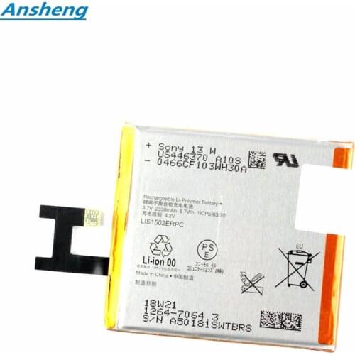 Ansheng High Quality 2330mAh LIS1502ERPC battery for Sony Xperia Z L36h L36 c6602 C6603 S39H C2305 M2 S50H D2303 D2305 D2306