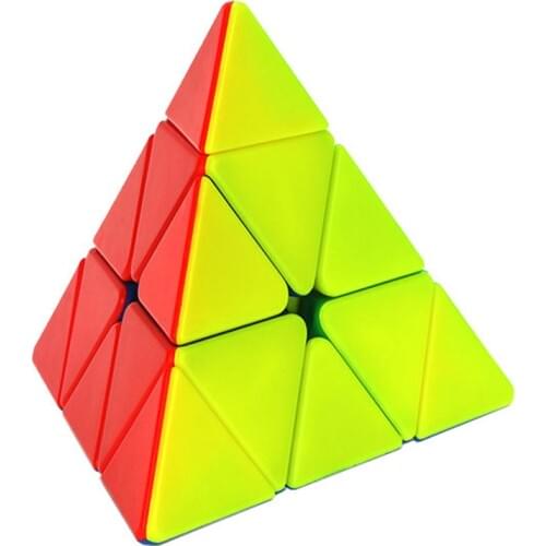 YongJun Ruilong 3x3 pyramid cube Stickerless 3x3x3 professional competition toy cubes childrens educational toys adult gift