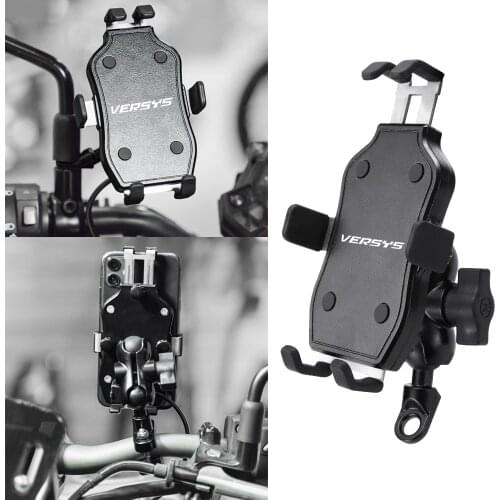 Motorcycle GPS mobile phone protection bracket for Kawasaki VERSYS650 versys1000 versys300X CNC aluminum alloy 2012 -2020 2021