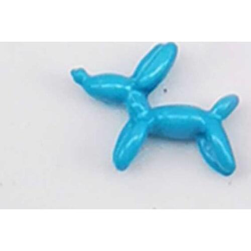 10pcs Aqua Balloon Dog Custom Floating Charms for Glass Locket Watch Necklace Bracelet