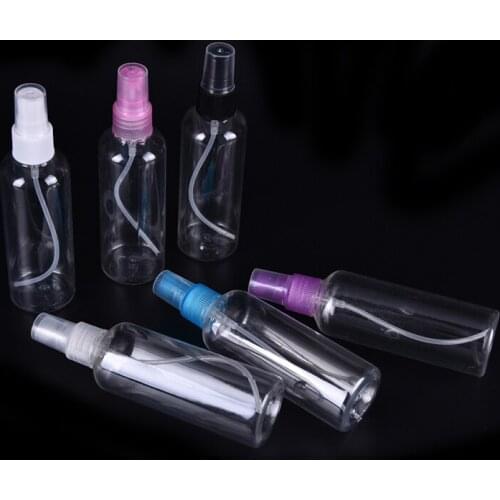 "100ML Mini Small Empty Plastic Perfume Transparent Atomizer Spray Bottles