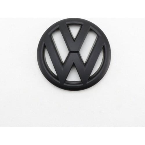 145mm Matt Black Front Grill Car Logo Badge Replacement Emblem for VW VW Volkswagen Tiguan 2009-2014