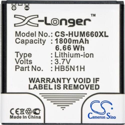 Cameron Sino 1800mah battery for CRICKET Ascend Q M660 for HUAWEI Ascend C8812 G300 G302D G309T M660 Phoenix T8828 U8680