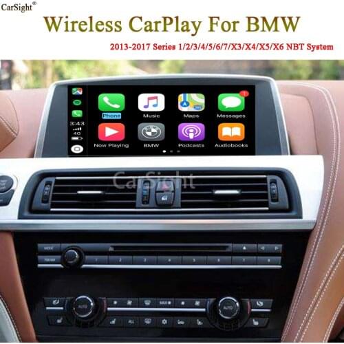 Wireless Apple Carplay Android auto interface Decoder For BMW X3 F25 X4 F26 X5 F15 X6 F16 NBT MuLtimedia Original Screen Update