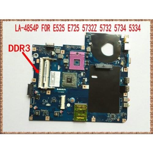For ACER eMachines E525 E725 5734 5732Z 5334 Laptop Motherboard NAWF3 LA-4854P MBPVS02001 100%tested fully work