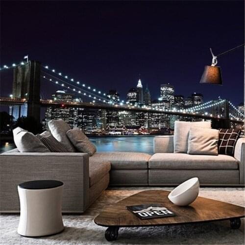 Beibehang photo wallpaper KTV bar mural casual personality meters hormone British retro wallpaper Bridge 3d mural wallpaper