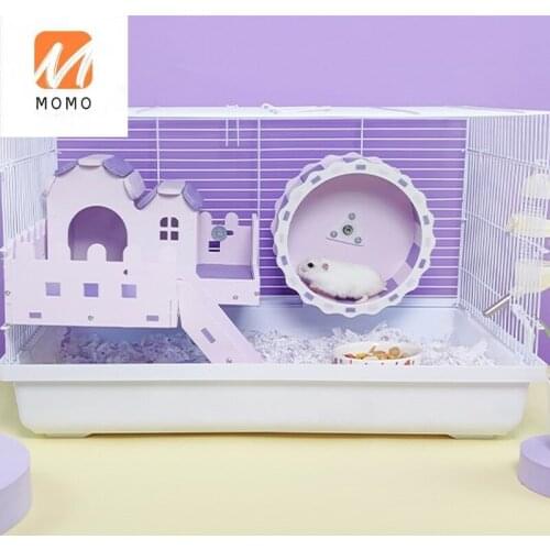 Hamster Cage Hedgehog Big Villa Basic Cage Package Complete Grain Flower Branch Rats Nest