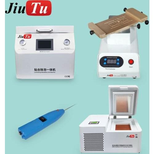 Jiutu Set Mini All-in-One OCA Laminating Machine & Manual LCD Seperator For iPhone Serial Craked Screen Refurbshiment