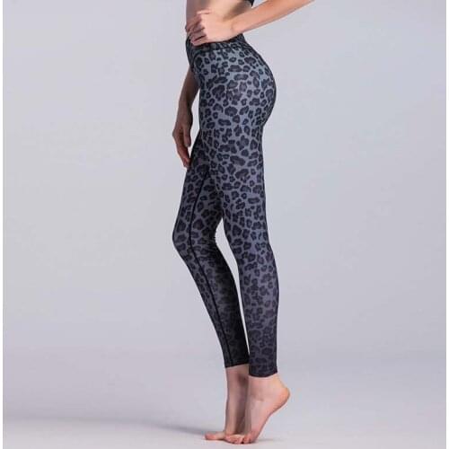 SALSPOR Women Yoga Pants Leopard print Gym Sport Leggings Stretch Fitness Leggings Sports Running Work Out Training Yoga Pants
