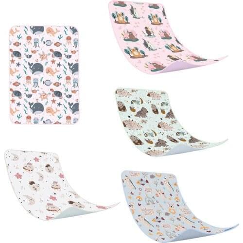 Summer Baby Ice Silk Diaper Pad Newborn Three-in-one Waterproof Breathable Washable Mat Changing Mat And Leak-proof Mattress