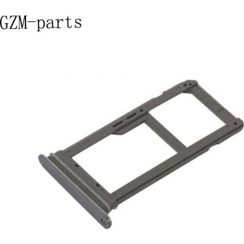 GZM-parts 100pcs/lot Black/Gold/Silver SIM Card Tray Slot Holder For Samsung Galaxy S7 edge G935 G935F G935A Single/Dual