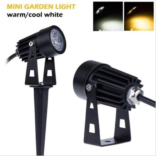 3W MINI Waterproof Lights LED Lawn Lamp 110V 220V Landscape Spot Light IP65 12V Outdoor Lighting Lamps Spike Light For Garden
