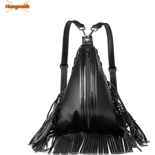 Fashion Backpack Retro Bag Steampunk Mechanical Steam Punk Europe and America Style Womens Lady Multi-function Bag PU Leather