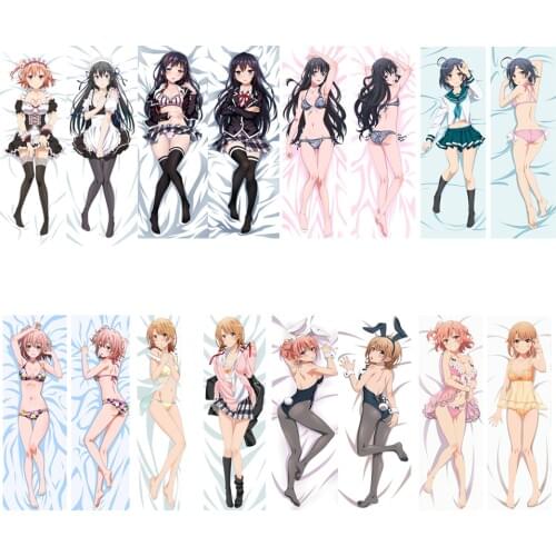 My Youth Romantic Comedy Is Wrong, As I Expected Anime Dakimakura Yukinoshita Yukino Yuigahama Yui pillow cover body pillowcase