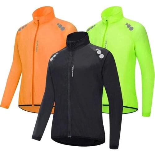 Men Cycling Jacket Reflective Windbreaker MTB Bike Clothing Lightweight Windproof Waterproof Running Sport Bicycle Jacket