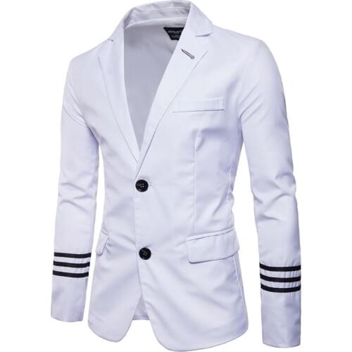 Men Suit Jacket Slim Fit New Fashion Wedding Groom Banquet Party Prom Daily Life Single Breasted 2 Button Casual Blazer Costume