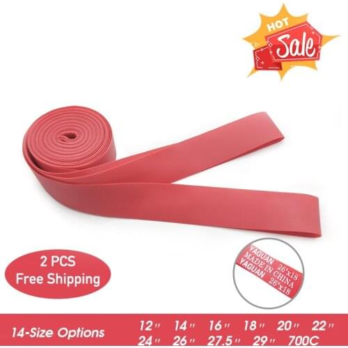 1 Pair 2 Pcs Premium PVC Anti-Puncture Rim Tapes Strips MTB Mountain Bike Road Bicycle Folding Tire Liner Band Tube Protector