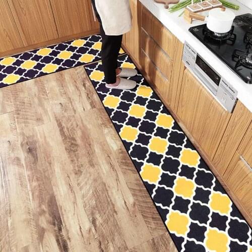 Anti-slip Kitchen Mat Modern Bath Carpet Entrance Doormat Tapete Absorbent Rugs for Bedroom Prayer Pad