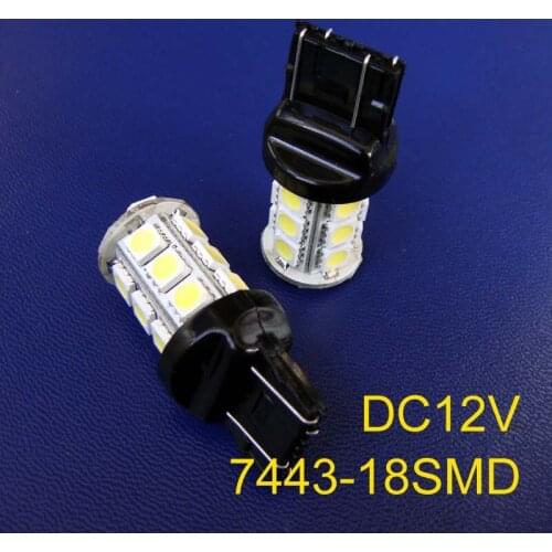 High quality 5050 12V 3W T20 7443 Led Car Rear Fog Lamp,W21/5W Auto Brake lights Stoplight Parking Lights free shipping 2pcs/lot