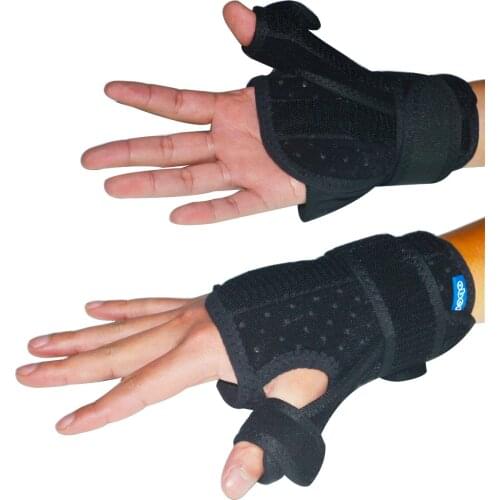 1PCS Glove Adjustable Steel Wrist Hand Care Tools For Sports Hand Injured People Fitness Crowd Left Or Right Hand