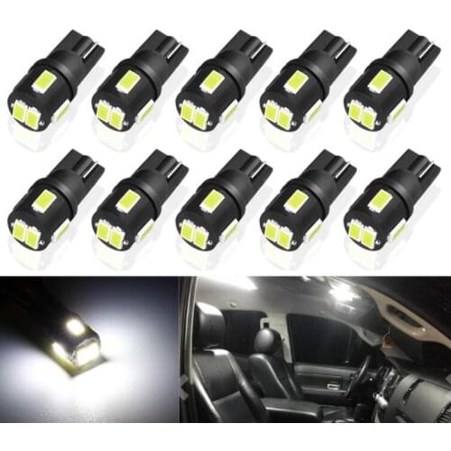 10x W5W LED T10 LED Interior Car Lights for Chrysler Aspen Pacifica PT Cruiser Sebring Town Country
