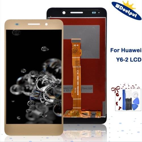 5.0"For Huawei Y6-2 LCD Touch Screen Digitizer Sensor Panel Assembly Replacement Honor 5A Y6 2 Lcd +Frame