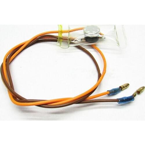 AC 250V 10A 2 Pin Connectors Repair Parts Freezer Defrost Thermostat