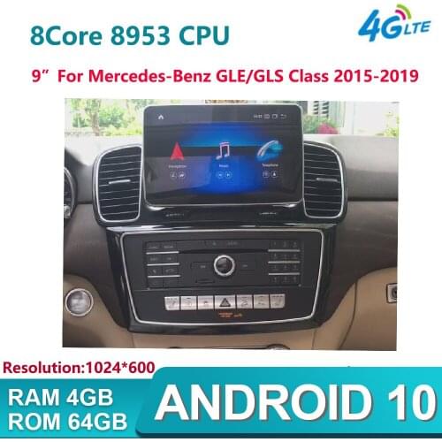 IPS Android10.0 4+64G Car radio multimedia GPS Navigation For Mercedes Benz Mercedes-Benz GLE / GLS Class 2015 2016 2017 2018