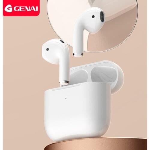 Genai True Wireless Bluetooth Headphones New TWS Earphones Mini in-Ear Gaming Headset Waterproof Sports Earbuds with Microphones