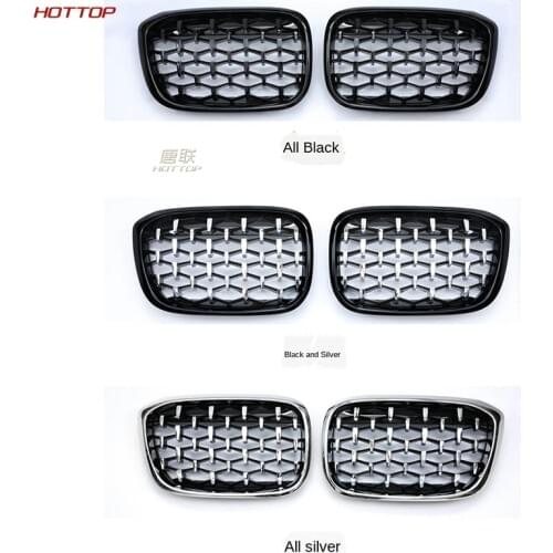 For Bmw X3 G01/G08 Bumper Diamond Racing Grille Abs Auto Styling