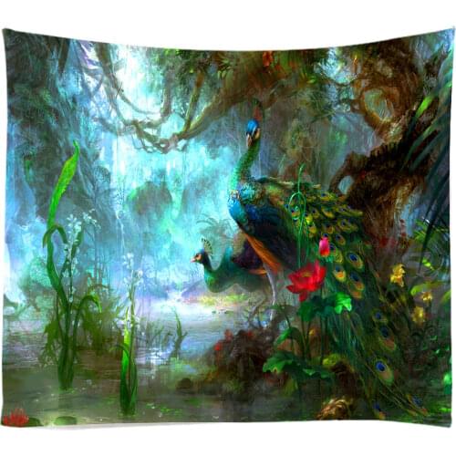 Creative 3D Dreamlike Fancy Painting Tapestry Wall Hanging Bed Spread Beach Towel Table Cloth Yoga Mat 250CM*180CM Large Size