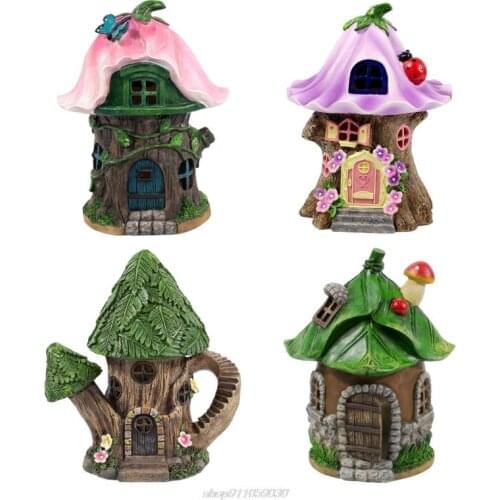 Craft Miniature Fairy House Garden Lights Solared Powered Outdoor Yard and Walkway Decorations Lights 4 Jy21 21 Dropship