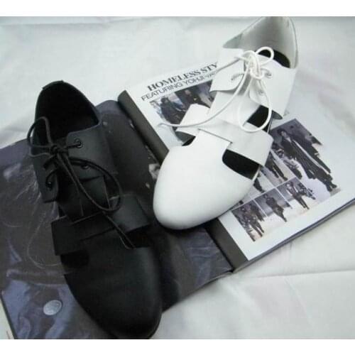 Mens genuine cow leather closed toe sandals shoes summer personality sandal shoes for male