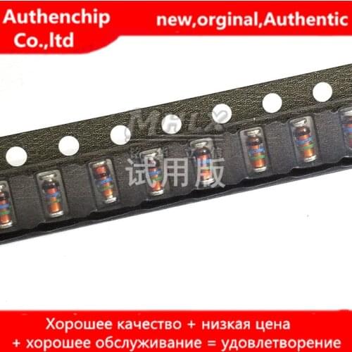 30pcs 100% new and orginal RLZ3.3B regulator tube LL34 500mW 3.3V 3V3 red seed black blue green ring