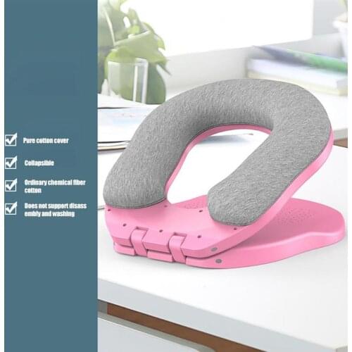 2021 Newest Nap Sleeping Pillow Foldable Travel Pillow Desktop Face Cushion for Office School Prevent Hand Numb Anti Pressure