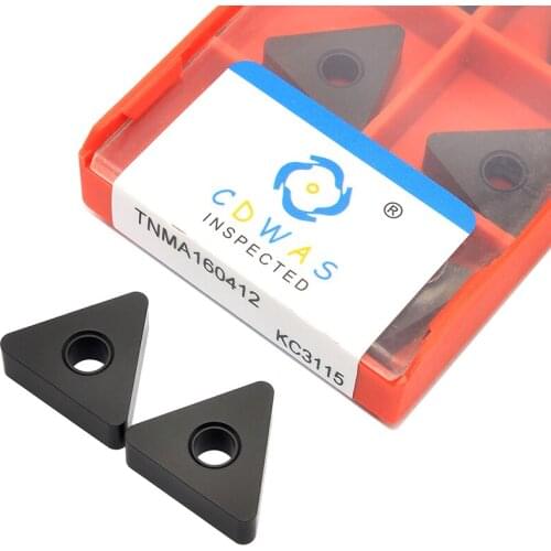 10PCS TNMA160412 KC3115 Flat Carbide Inserts High Quality TNMG 160412 External Turning Tool CNC Lathe Cutter Tool For Cast Iron