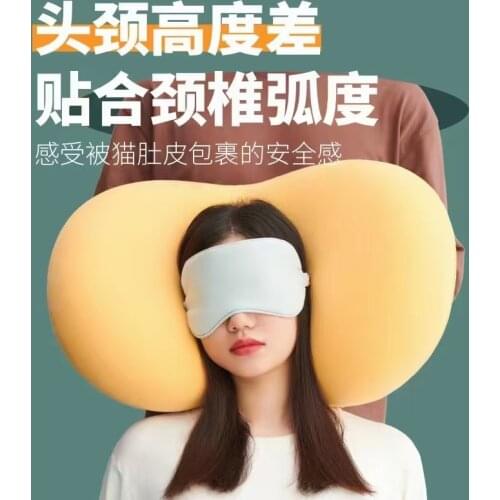 35x55CM New Creative Plush Stuffed Cat Belly Pillow Skin-friendly Super Soft Pillow Office Nap Sleep Cushion For Girls Gifts