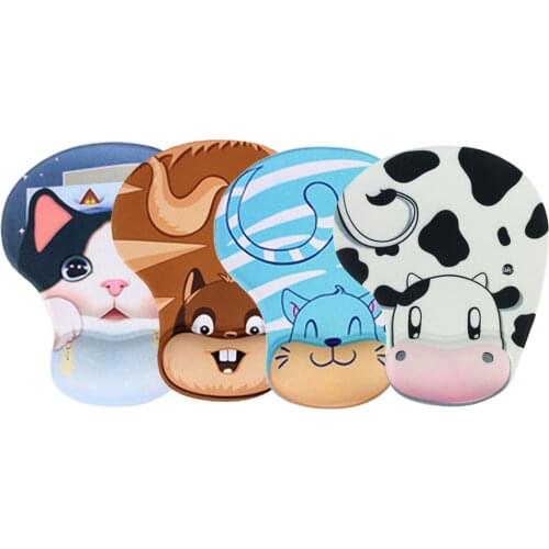 Practical Cute Mouse Pad Skid Resistance Memory Foam Comfort Wrist Rest Support Mice Pad Mousepad