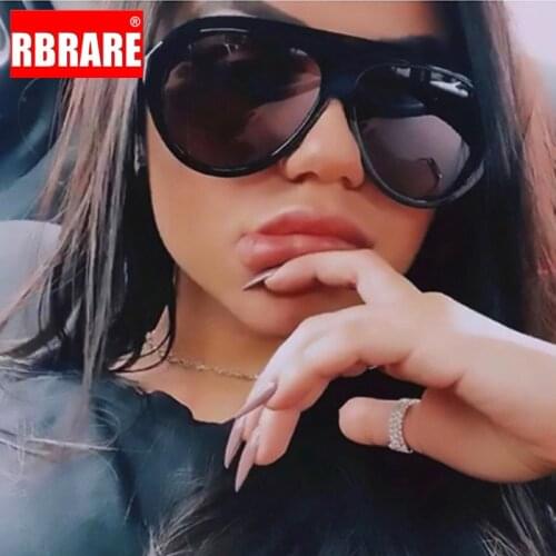 RBRARE Oversized Sunglasses Women 2021 Retro Sunglasses Women Luxury Brand Sun Glasses Men Vintage Oculos Lentes De Sol Mujer