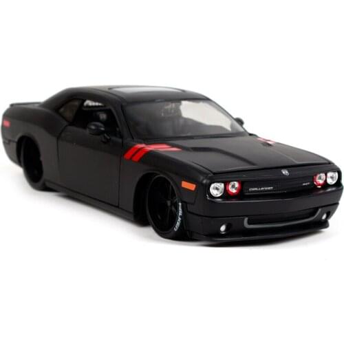 1:24 Dodge Challenger RT Muscle car Diecast Model Car Simulatio Collective Edition Metal Material Collection Christmas Gift