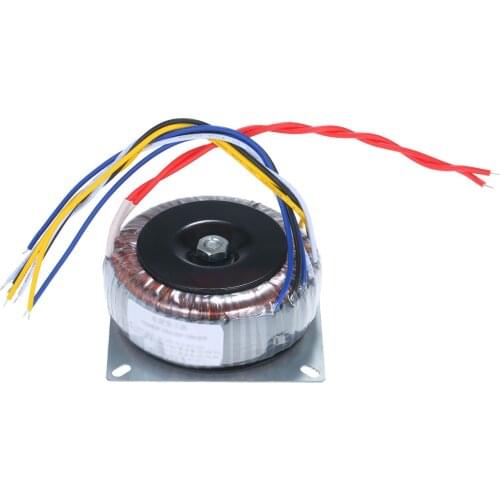 200W Toroidal Transformer Pure Copper Single Phase One-phase Power Transformer Speaker Circuit Protection AC 110V to AC 12V/28V