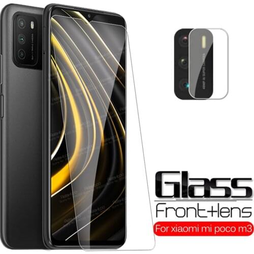 Camera Tempered Glass For Xiaomi Poco M3 Glass On Xiomi Pocom3 Mi Poxo Poko Pocophone Pocco m 3 Screen Portector Protective Film