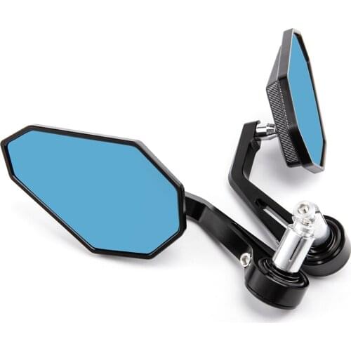 Motorcycle Handlebar Mirror Rearview CNC Motorcycle Bar End Mirror For Honda cb500x pcx msx 125 shadow r1200gs For Vespa z900rs