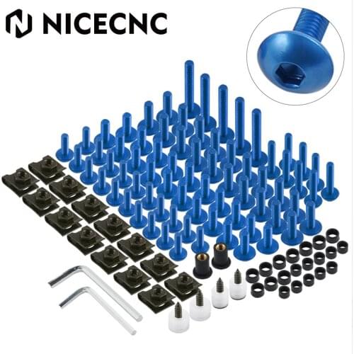 155PCS Fairing Bolts Kit Screws For Suzuki GSX-R 600 750 1000R/Z 1100W 1986-2019 Green Fairing Bolts Kit For Kawasaki Ninja