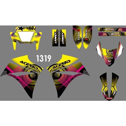 3M Motorcycle Team Graphics & Backgrounds Decal Sticker Kits for YAMAHA XT660R XT 660R