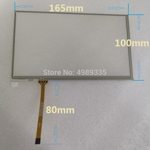 7 inch touch screen resistive single point 165X100mm16:9 universal USB interface suitable for 1024X600
