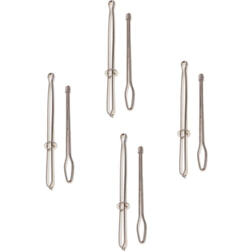 8Pcs Bodkin Needles Threader Tweezers Insert Elastic Sewing Tools 65mm 85mm