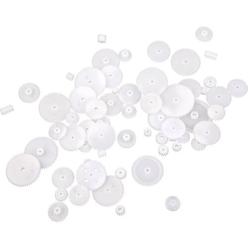 ABWE Best Sale 58 styles Plastic Gears Cog Wheels All The Module 0.5 Robot Parts DIY Necessary