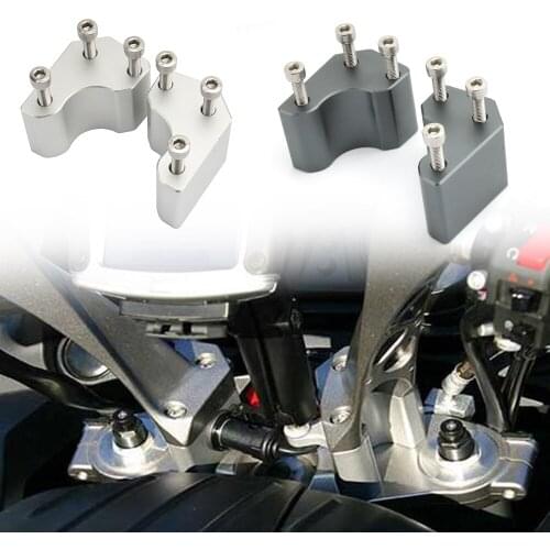Motorcycle Handlebar Risers Height up Adapters Aluminum Mounts Extension Kit For Kawasaki GTR1400 concours 1400 2008-2019 Parts