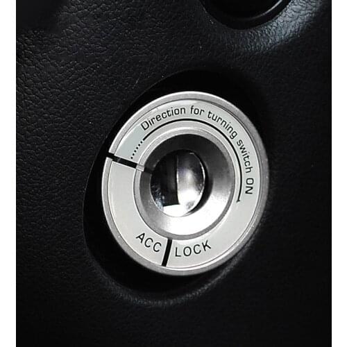Aluminum Alloy Ignition Key Ring ignition switch cover case For VW AUDI A1 A3 A4 A5 A6L A7 A8L Q3 Q5 Q7 TT Interior Accessories